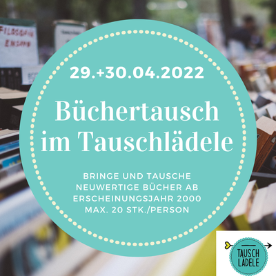 Projekt AKTUELL - Tauschlädele Thüringen - Büchertausch am 29.+30. April 2022